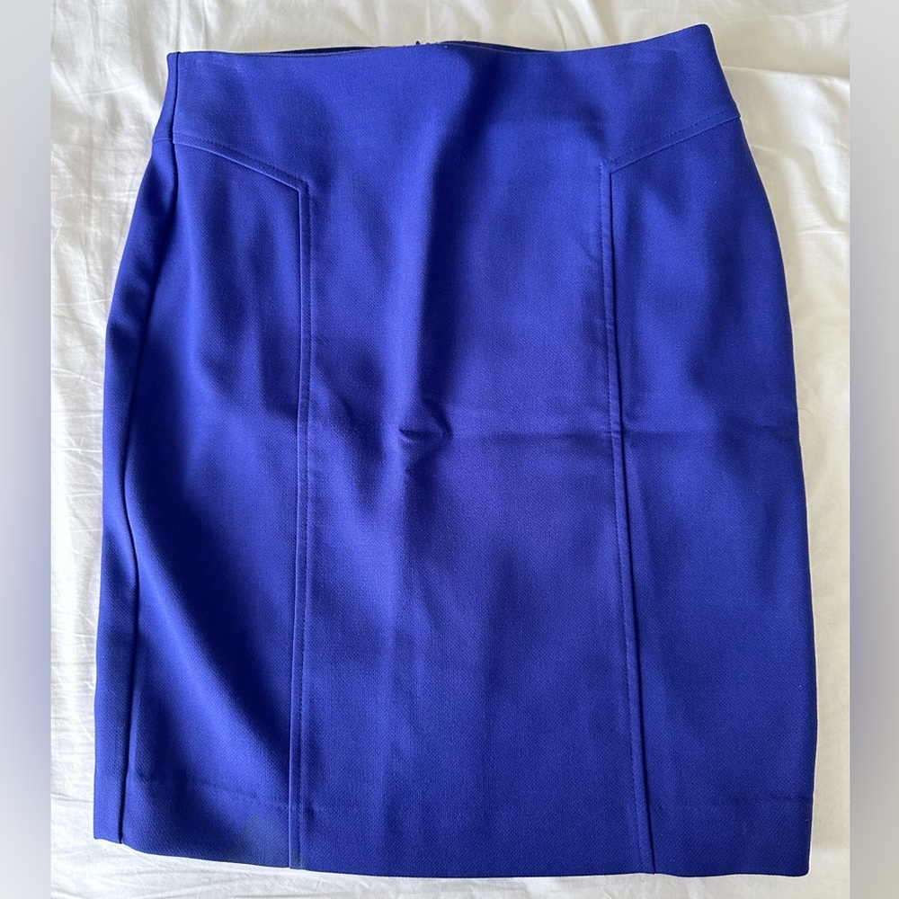Ann Taylor Loft Blue Purple Pencil Skirt